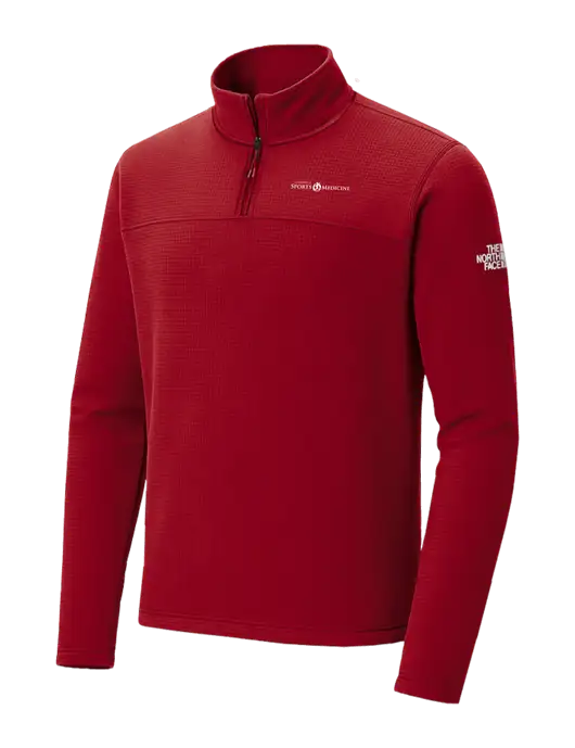 The North Face Aim 1/4-Zip Cardinal Fleece w/Espanola Logo