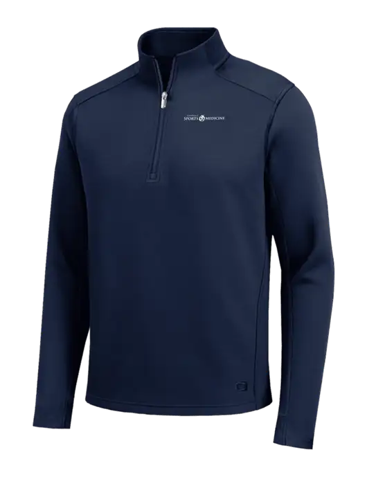 OGIO Transcend Dark Navy 1/4-Zip w/Espanola Logo