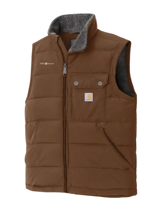 Carhartt Montana Brown Insulated Vest w/Espanola Logo