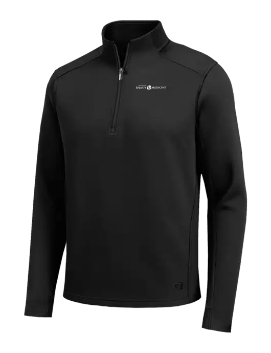 OGIO Transcend Black 1/4-Zip w/Espanola Logo