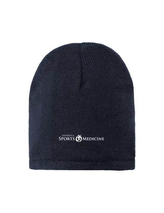 Dark Navy Fleece-Lined Beanie Cap w/Espanola Logo