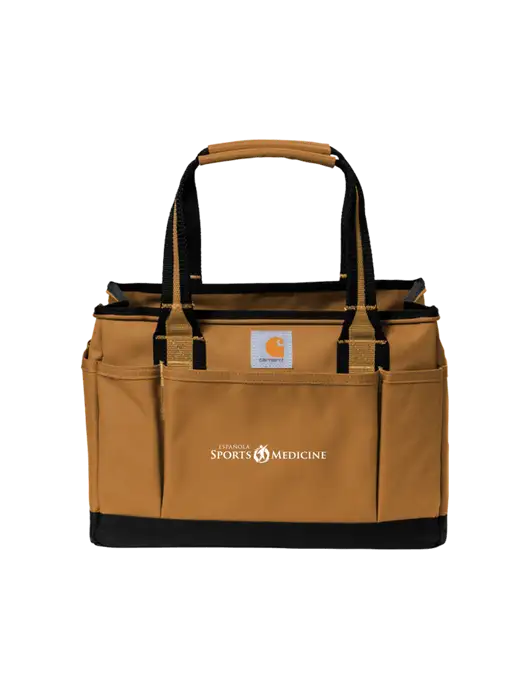 Carhartt Light Brown Utility Tote w/Espanola Logo