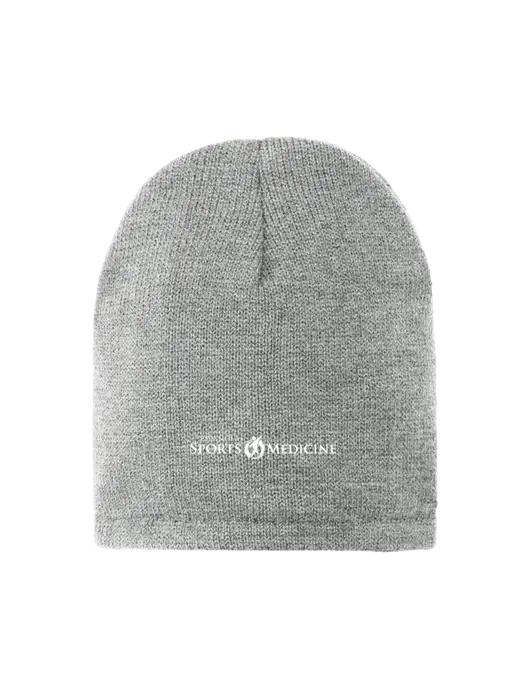 Dark Medium Grey Fleece-Lined Beanie Cap w/Espanola Logo