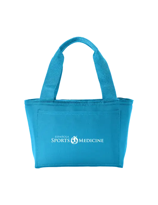 Iso Sapphire Blue Lunch Tote w/Espanola Logo