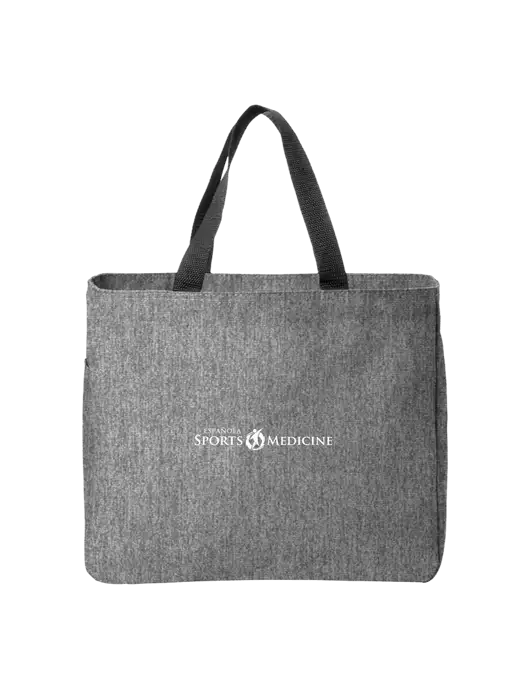 Essential Medium Grey Heather Tote w/Espanola Logo