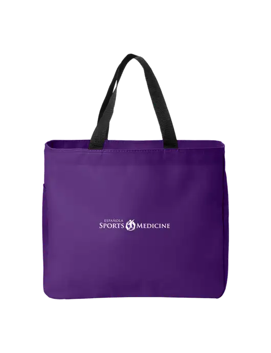 Essential Purple Tote w/Espanola Logo