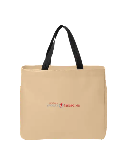 Essential Dark Tan Tote w/Espanola Logo