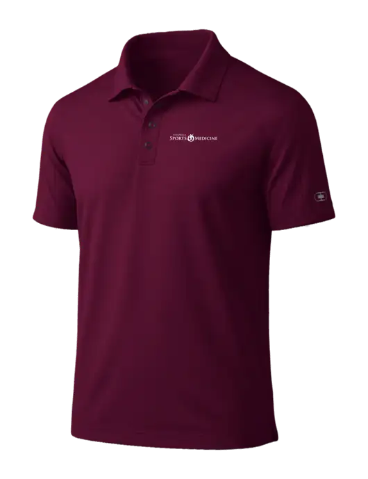 OGIO Linear Maroon Polo w/Espanola Logo