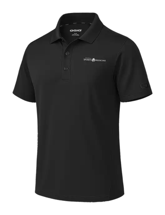 OGIO Envision Black Polo w/Espanola Logo