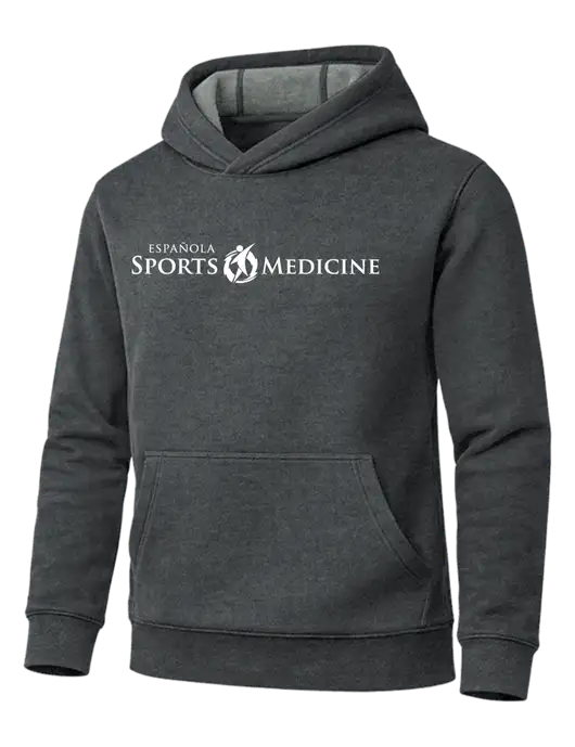 Cornerstone Charcoal Heather Tough Heavyweight Fleece Pullover Hoodie w/Espanola Logo