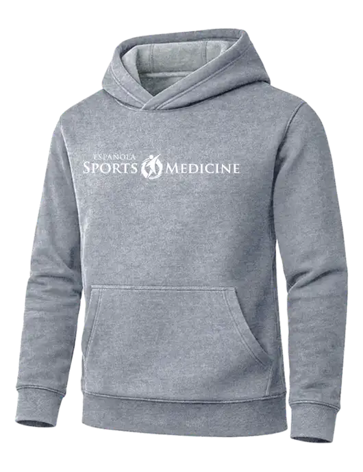 Cornerstone Light Grey Heather Tough Heavyweight Fleece Pullover Hoodie w/Espanola Logo