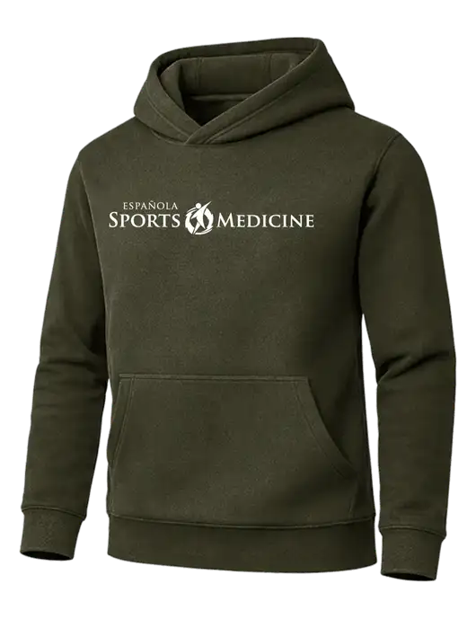 Cornerstone Dark Olive Green Tough Heavyweight Fleece Pullover Hoodie w/Espanola Logo