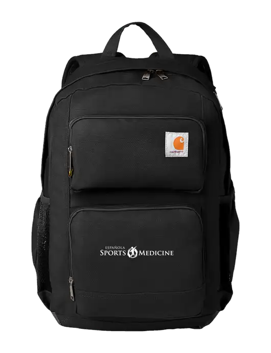 Carhartt 28L Foundry Series Dual-Compartment Black Backpack w/Espanola Logo