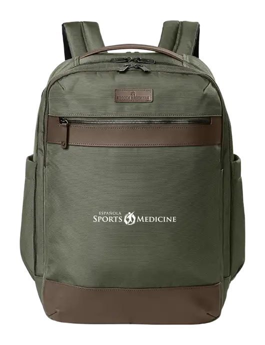 Brooks Brothers Oxford Dark Olive Backpack w/Espanola Logo