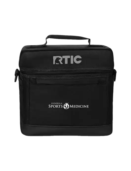 RTIC 8 Can Everyday Black Cooler w/Espanola Logo