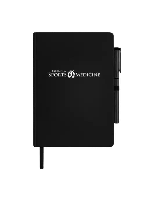 Soft Touch Black Journal and Gel Pen Combo w/Espanola Logo