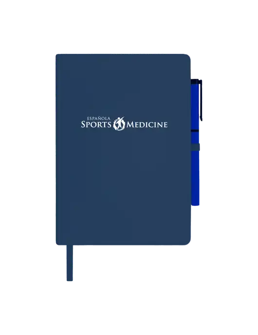 Soft Touch Dark Navy Journal and Gel Pen Combo w/Espanola Logo