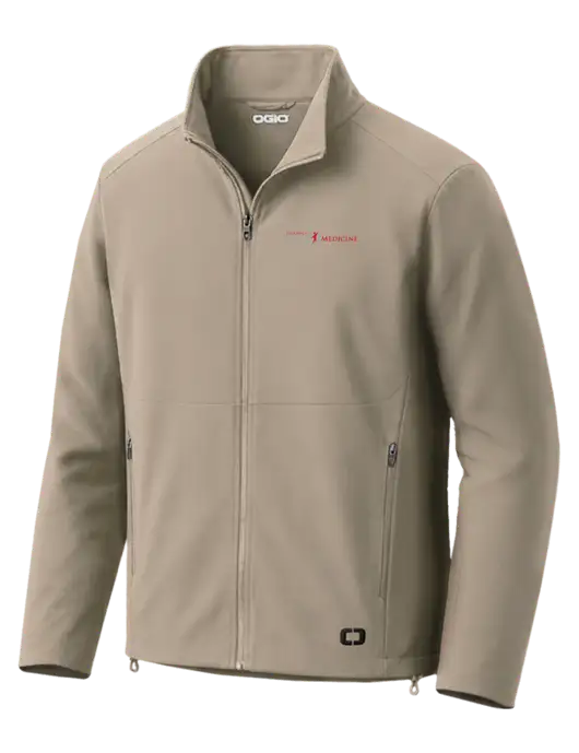 OGIO Kinetic Soft Shell Tan Jacket w/Espanola Logo