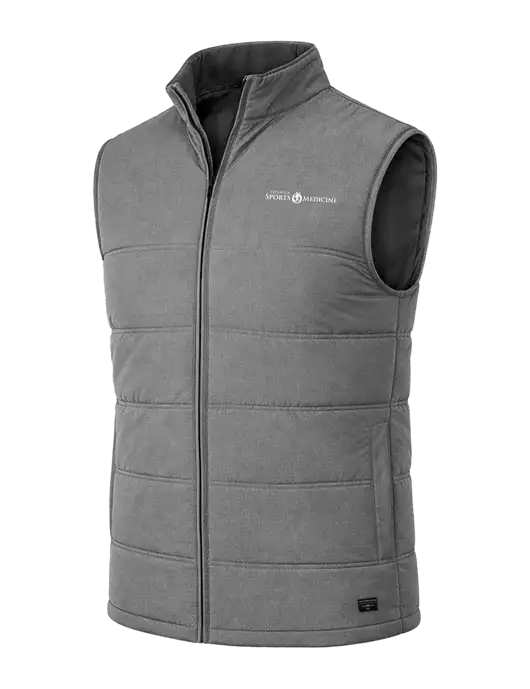 TravisMathew Cold Bay Dark Medium Grey Vest w/Espanola Logo