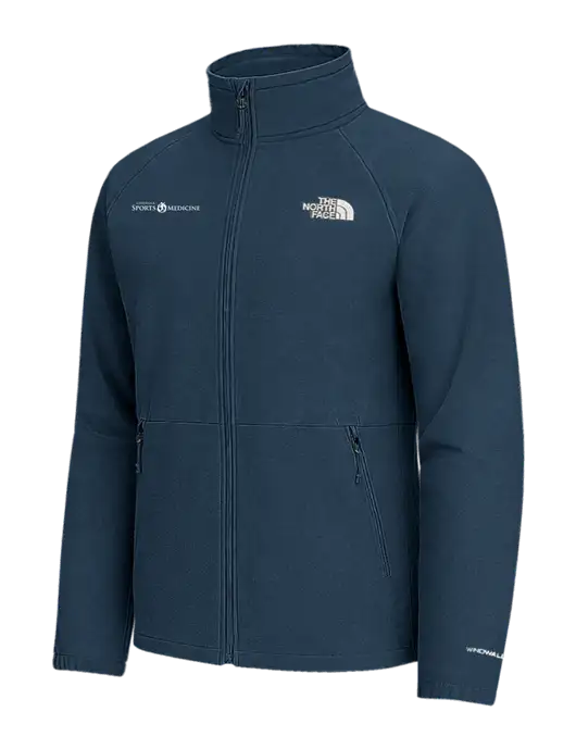 The North Face Light Navy Heather Barr Lake Soft Shell Jacket w/Espanola Logo