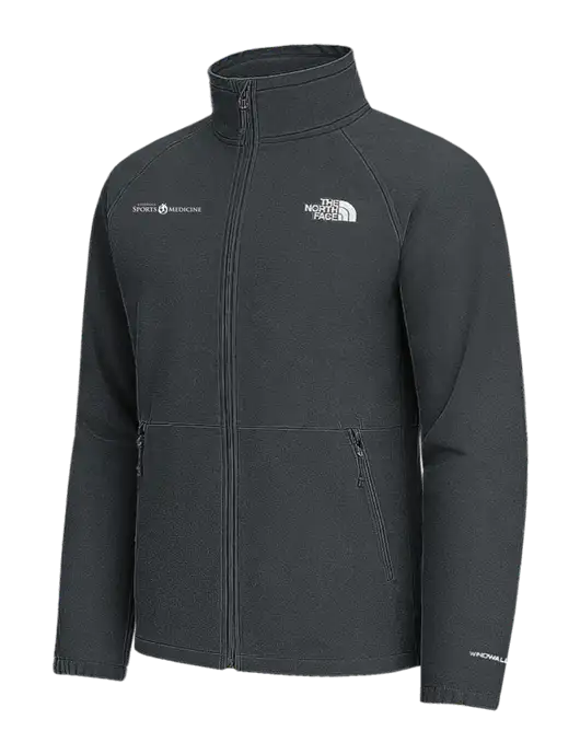 The North Face Very Dark Grey Heather Barr Lake Soft Shell Jacket w/Espanola Logo