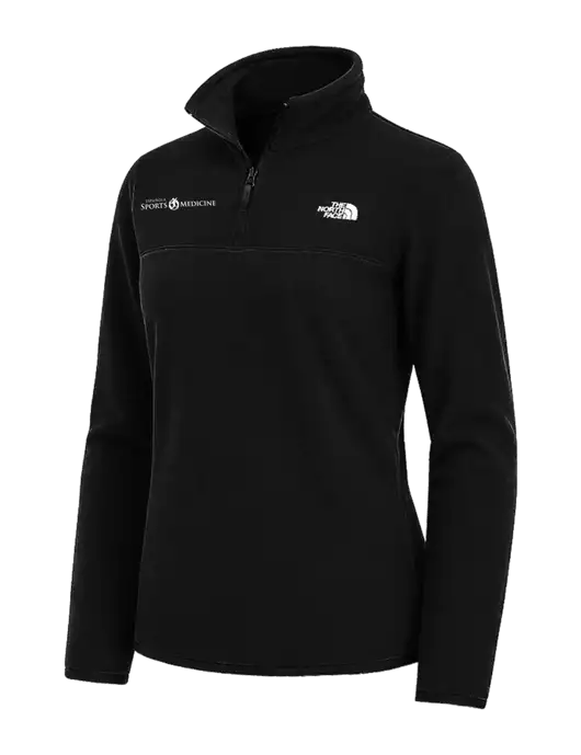 The North Face Womens Black Glacier 1/4-Zip Fleece w/Espanola Logo