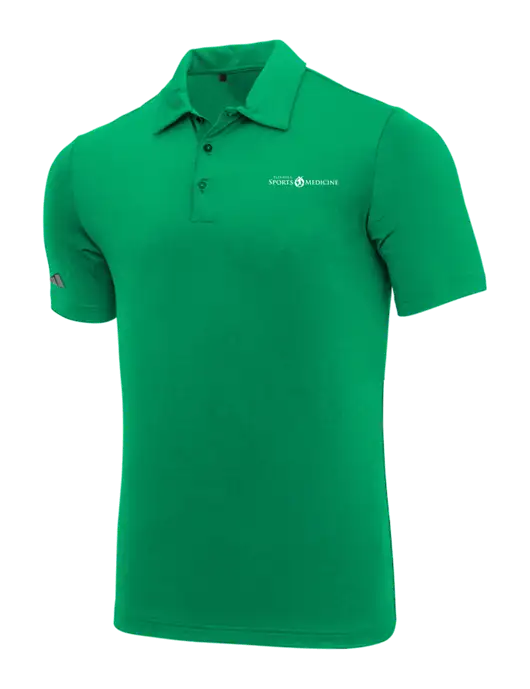 Adidas Medium Green Ultimate Solid Polo w/Espanola Logo