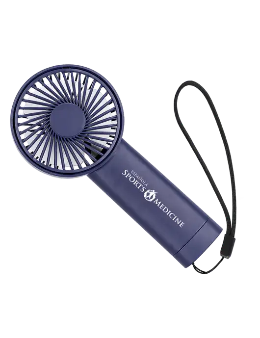 Airpulse 3-Speed Rechargeable Navy Fan w/Espanola Logo