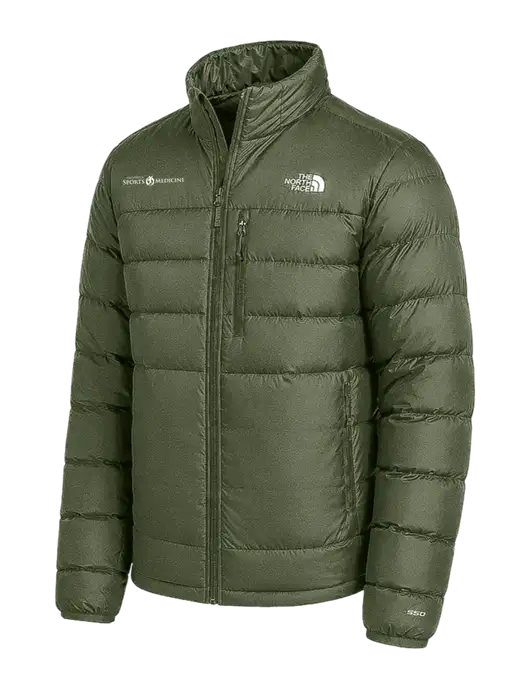 The North Face Dark Olive Down Hybrid Jacket w/Espanola Logo