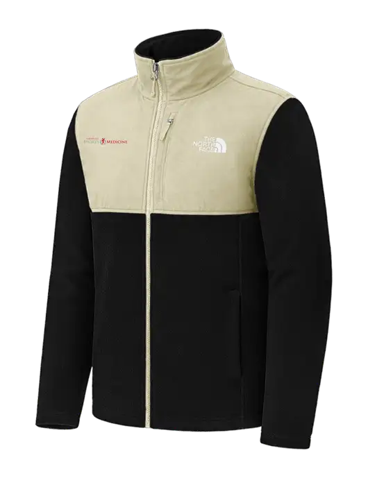 The North Face Tan/Black Highest Peak Full-Zip Fleece Jacket w/Espanola Logo
