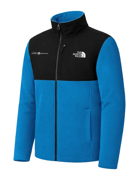 The North Face Royal/Black Highest Peak Full-Zip Fleece Jacket w/Espanola Logo