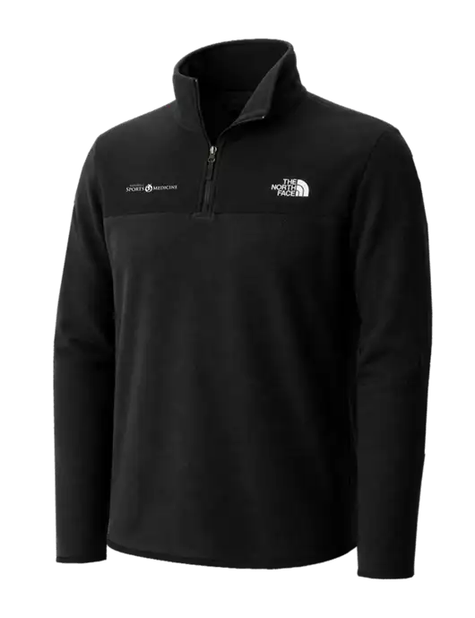 The North Face Black Glacier 1/4-Zip Fleece w/Espanola Logo
