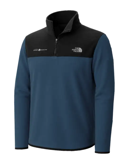 The North Face Dark Navy/ Black Glacier 1/4-Zip Fleece w/Espanola Logo