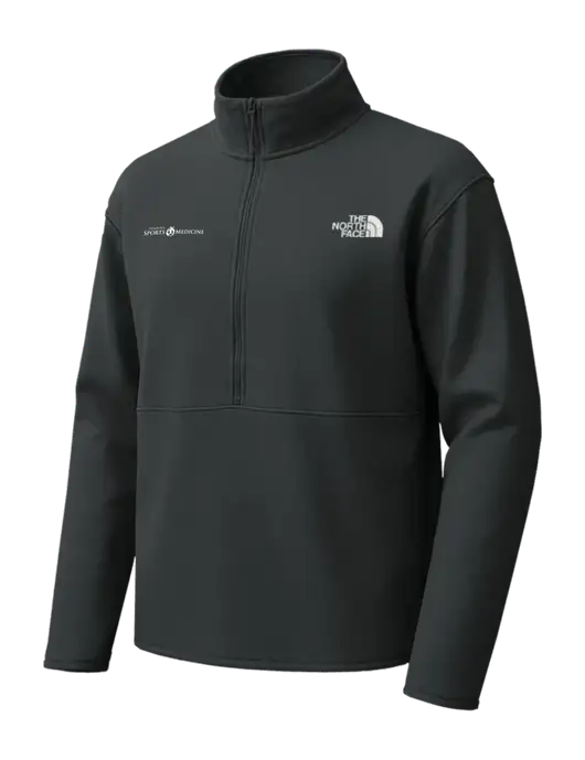 The North Face Very Dark Grey Double-Knit 1/2-Zip Fleece w/Espanola Logo