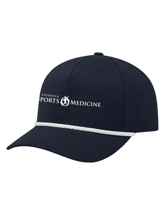 Richardson 5-Panel Classic Dark Navy/White Rope Cap w/Espanola Logo