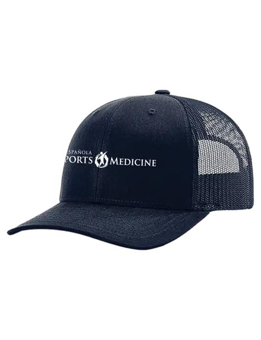 Richardson 112+ R-Flex Dark Navy Trucker Cap w/Dark Navy Mesh w/Espanola Logo