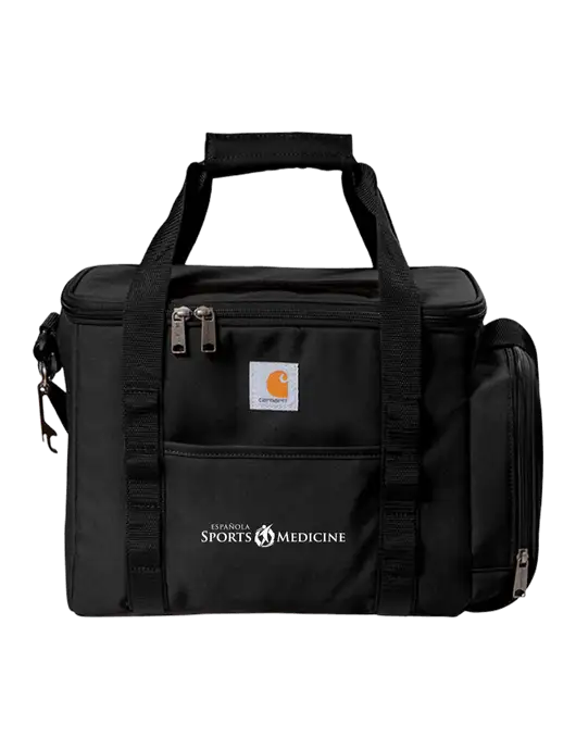 Carhartt Black Duffel 36-Can Cooler w/Espanola Logo