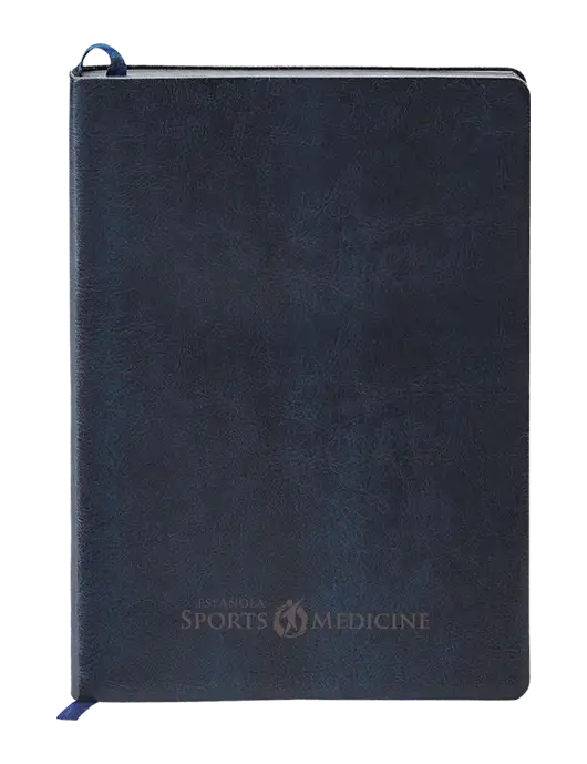 Fabrizio Dark Navy Soft Cover 5.75 x 8.125 Journal w/Espanola Logo