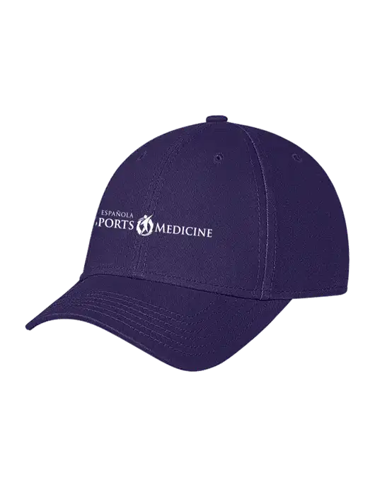 Dark Purple Structured Soft Snap Closure Hook & Loop Cap w/Espanola Logo