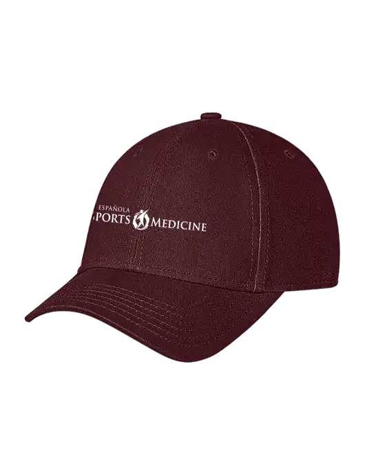Maroon Structured Soft Snap Closure Hook & Loop Cap w/Espanola Logo