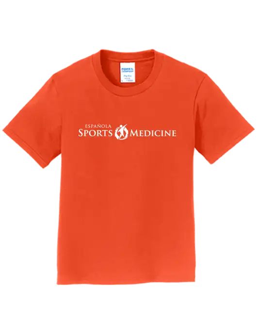 Youth Ring Spun Orange 4.5 oz T-Shirt w/Espanola Logo