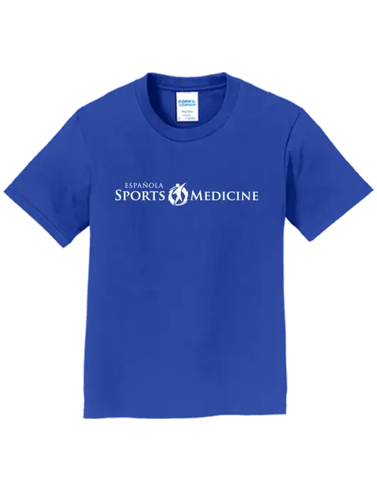 Youth Ring Spun Royal 4.5 oz T-Shirt w/Espanola Logo