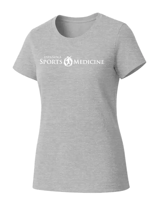Womens Seriously Soft Light Heathered Grey T-Shirt w/Espanola Logo