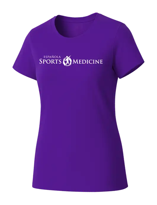 Womens Seriously Soft Purple T-Shirt w/Espanola Logo
