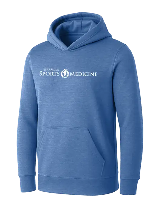 Womens Royal Heather Core Fleece Pullover Hooded Sweatshirt w/Espanola Logo