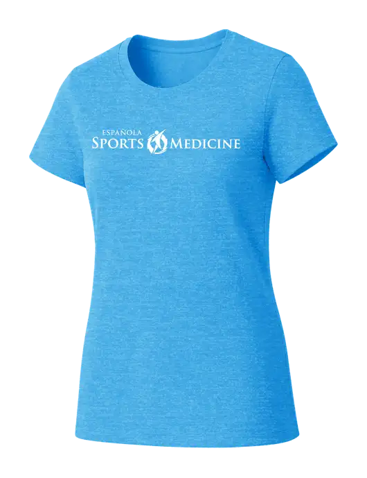 Womens Seriously Soft Light Sapphire T-Shirt w/Espanola Logo