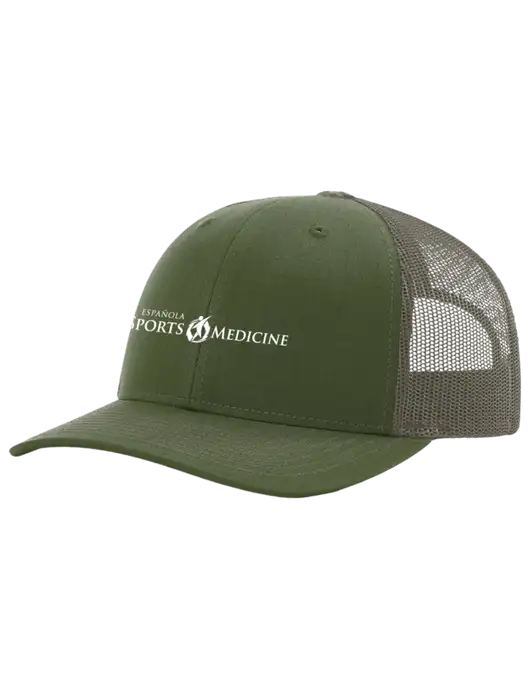 Richardson Dark Olive Tactical Trucker Cap w/Espanola Logo