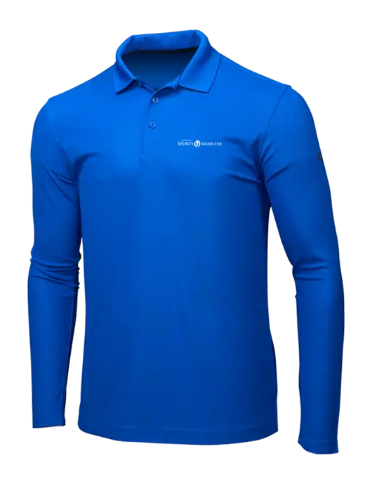 OGIO Royal Blue Caliber 2.0 Long Sleeve Polo w/Espanola Logo