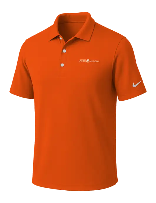 NIKE Orange Dri-Fit Micro Pique Polo w/Espanola Logo