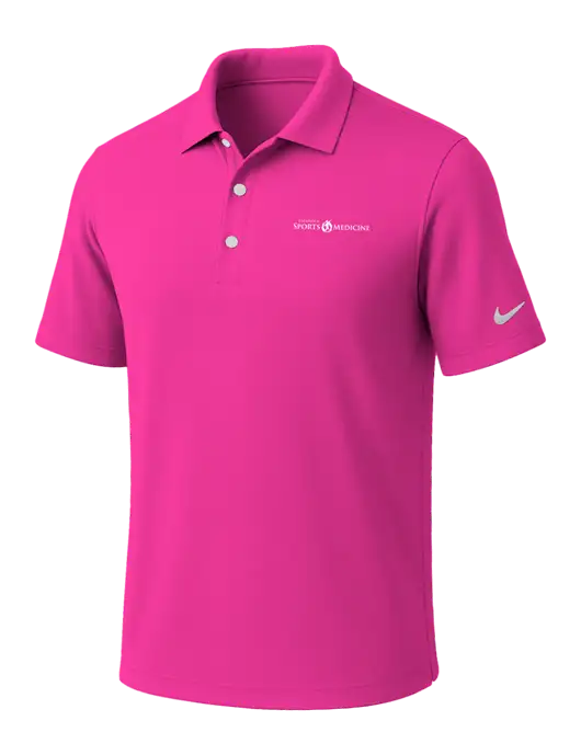 NIKE Dark Fuchsia Dri-Fit Micro Pique Polo w/Espanola Logo